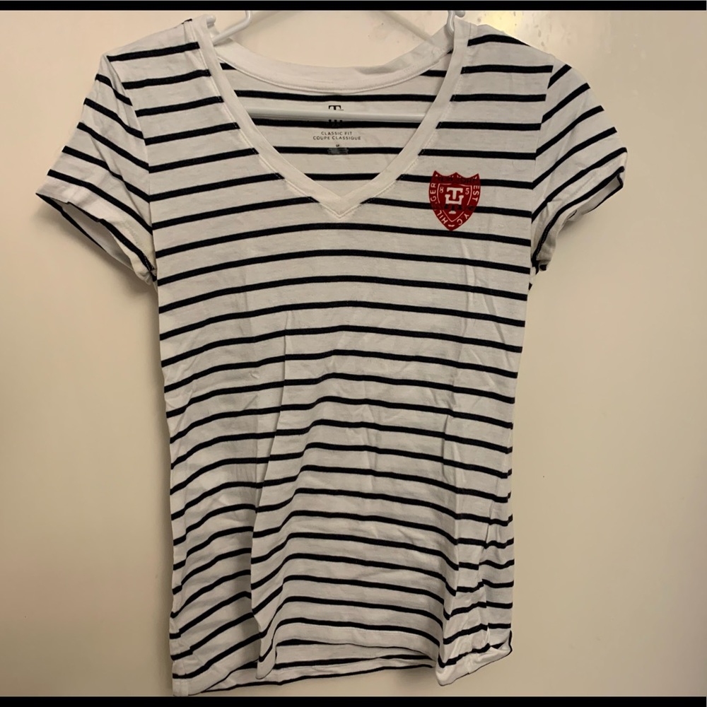 Tommy Hilfigire  stripped V Neck shirt